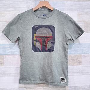 GAP Star Wars Hologram Graphic T Shirt Green Stormtrooper GAPKids Boys Large